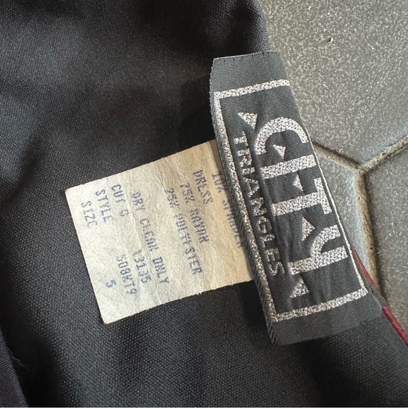 VTG 90s Dark Red Metallic & Velvet Empire Waist Formal Prom Princess Dress Gown - Picture 7 of 13